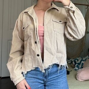 Cutoff Corduroy Jacket